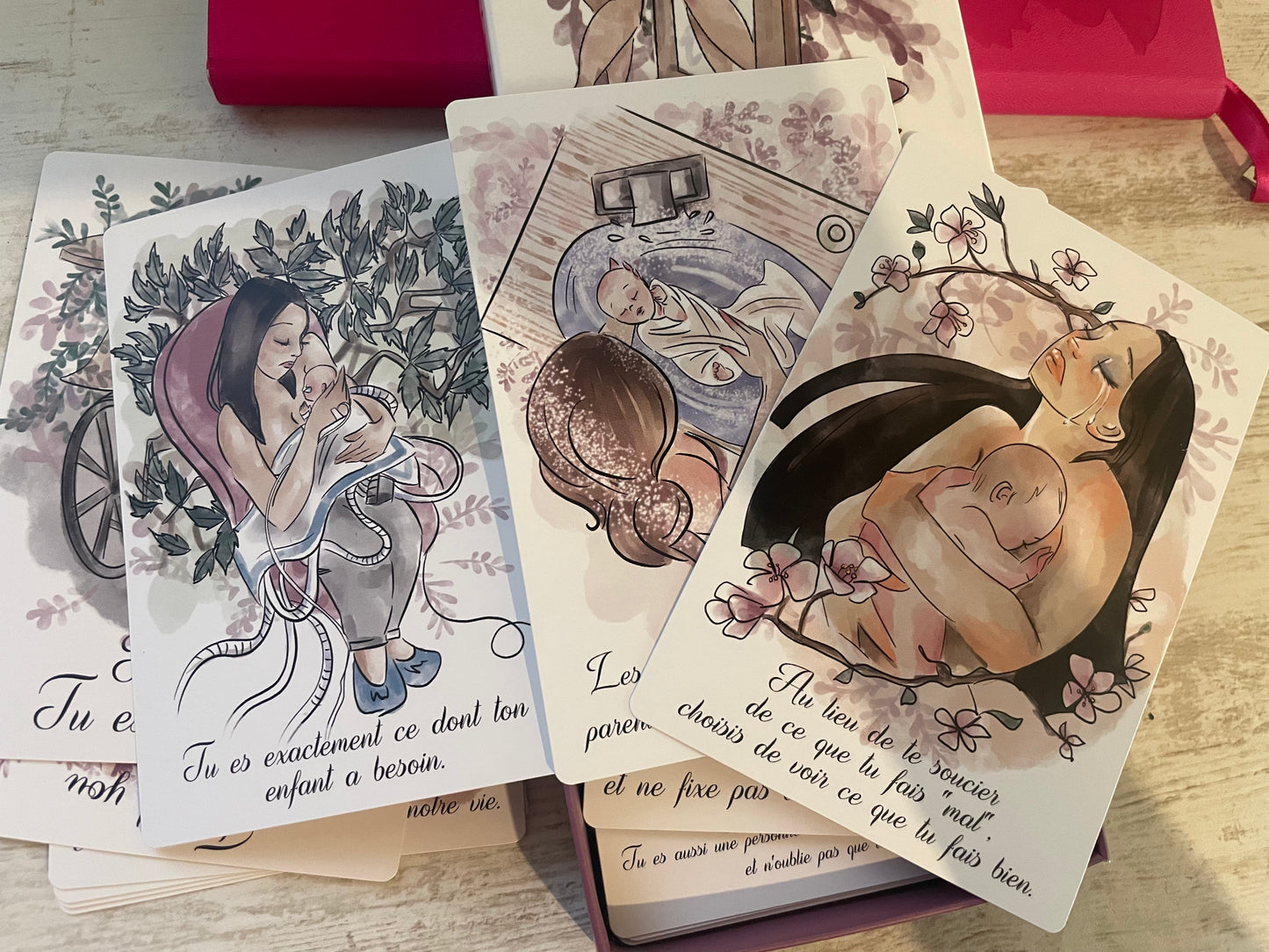 Cartes de soutien post-partum  Mamatoto